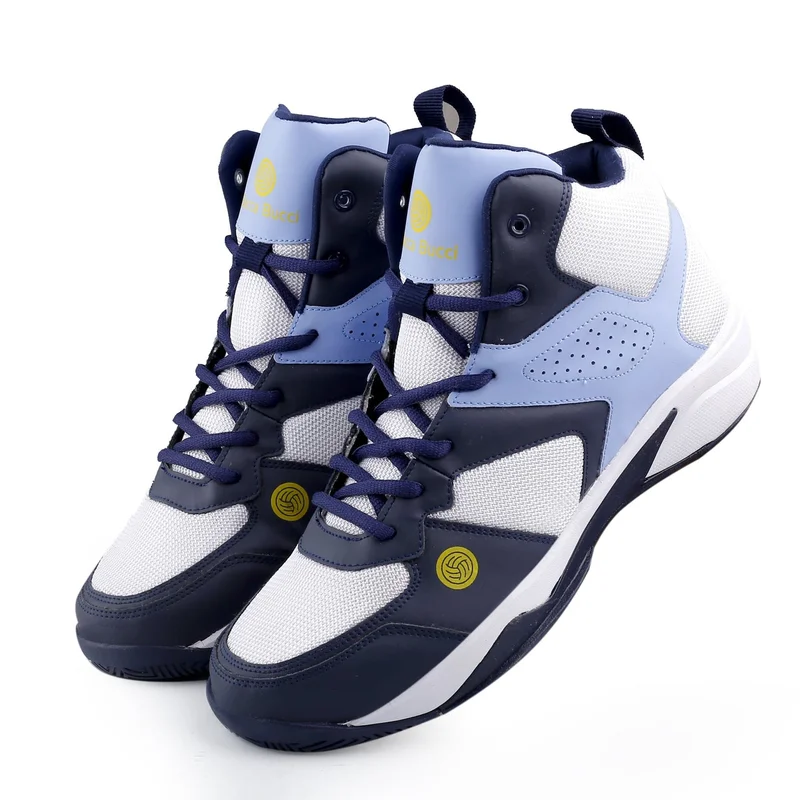 Bacca Bucci Blue Wager Premium Basketball Shoes for Men | Best Price UAE
